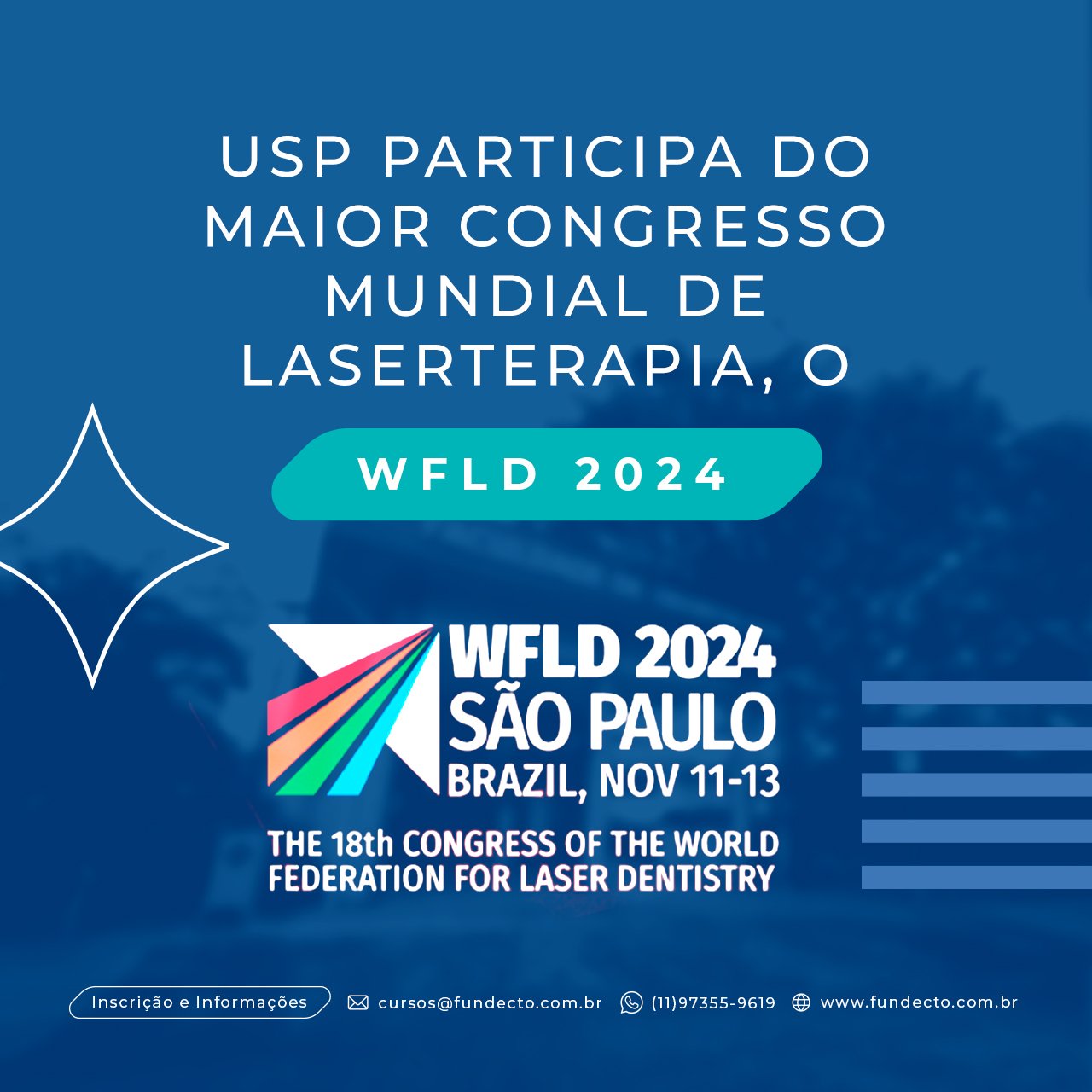 Programação científica de ponta e grandes speakers no WFLD 2024